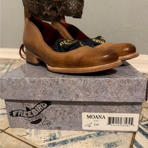 Freebird Moana Tan Leather Boots